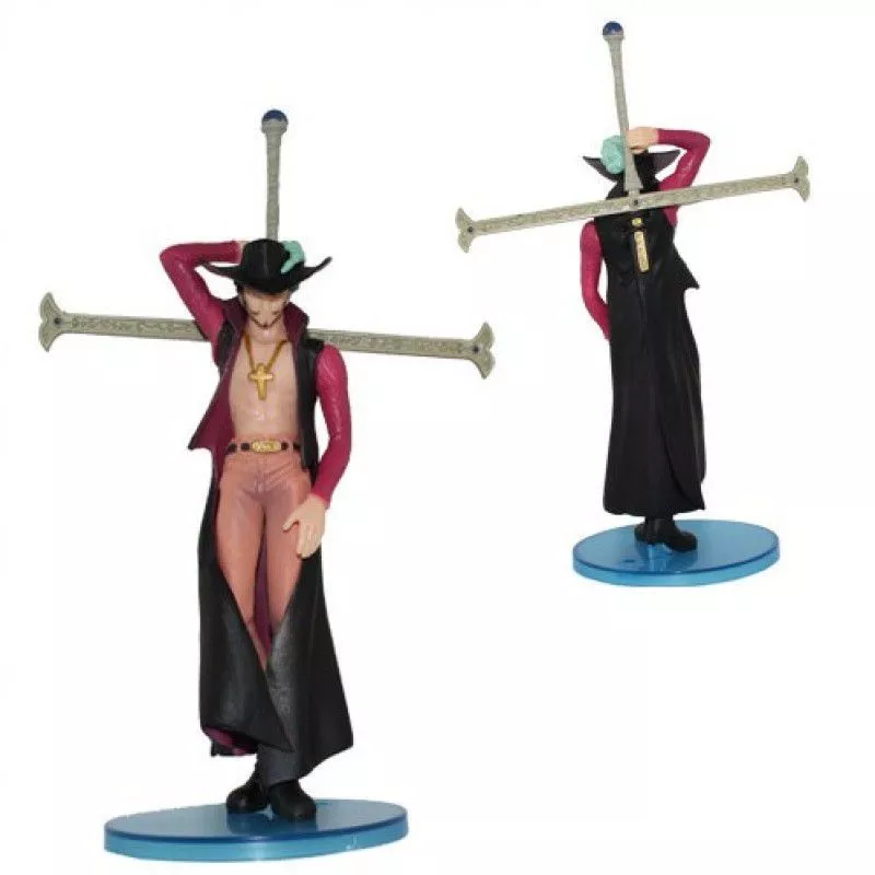 action figure anime one piece dracula mihawk 12cm Action Figure Anime One Piece Roronoa Zoro 15cm