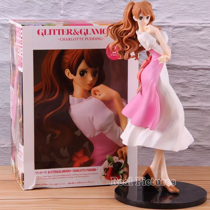 Action Figure Anime One Piece Figure Glitter & Glamours Charlotte Pudding Action Collection Model Toy