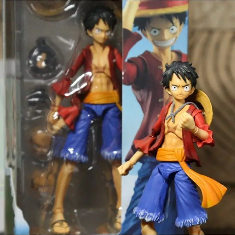 Action Figure Anime One Piece Monkey D Luffy 18cm