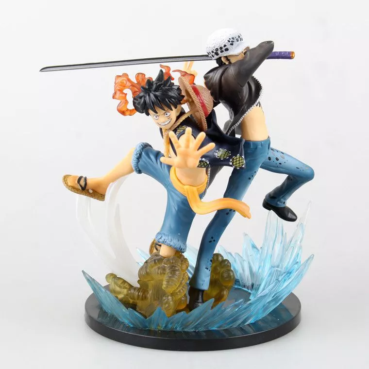 action figure anime one piece monkey d luffy trafalgar law 5 anniversary 17cm 95 Luminária One Piece led 3d luz noturna do anime japonês trafalgar d. Luz noturna da lei da água para decoração do quarto da criança lâmpada de cabeceira