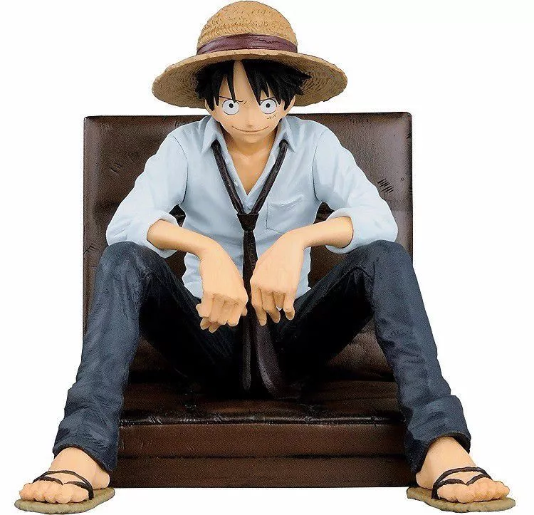 Action Figure Anime One Piece Monkey D Luffy Versão A 12cm