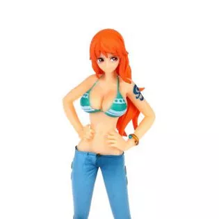 action figure anime one piece nami 2 anos depois novo mundo 15cm Action Figure Anime One Piece Portgas.D.Ace Battle Version 2 Anos Depois Novo Mundo 13cm