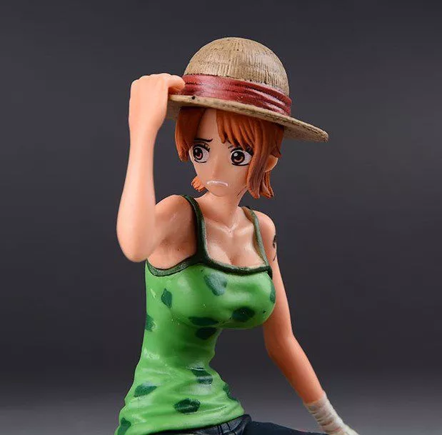 action figure anime one piece nami 8cm Luminária One Piece luz da noite luffy sanji zoro nami 3d led ilusão toque lâmpada mesa figura ação óptica lâmpada cabeceira decoração lâmpada mesa