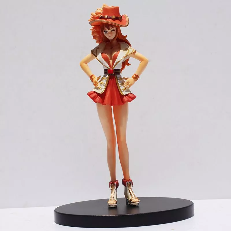 action figure anime one piece nami grandline lady 17cm Action Figure Anime One Piece Monkey D Luffy 17cm