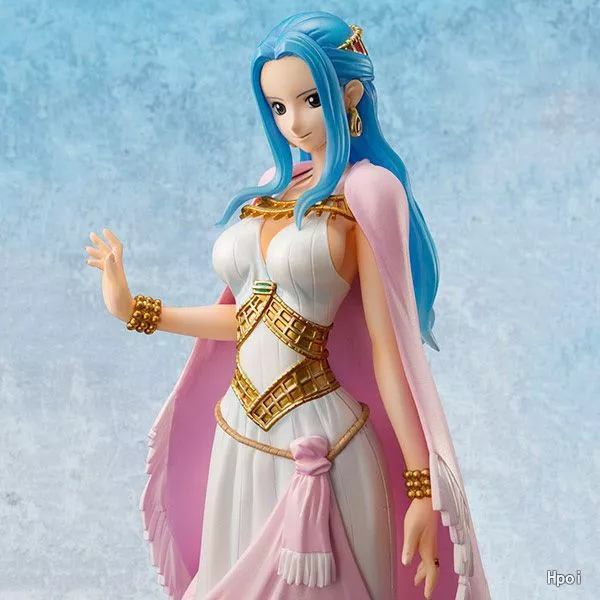 Action Figure Anime One Piece p.o.p dx princesa nefeltari vivi dois anos após o novo mundo pvc figura de ação modelo brinquedos 22cm