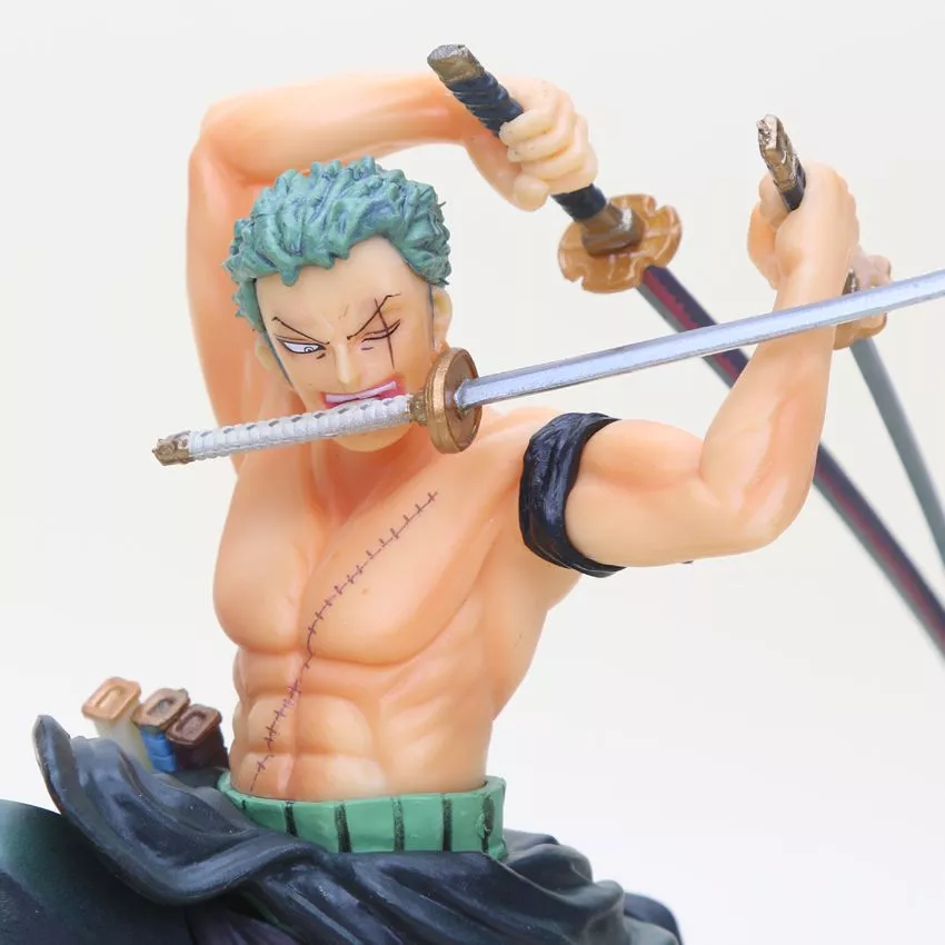 Action Figure Anime One Piece Roronoa Zoro Gokutora Hunting 18cm