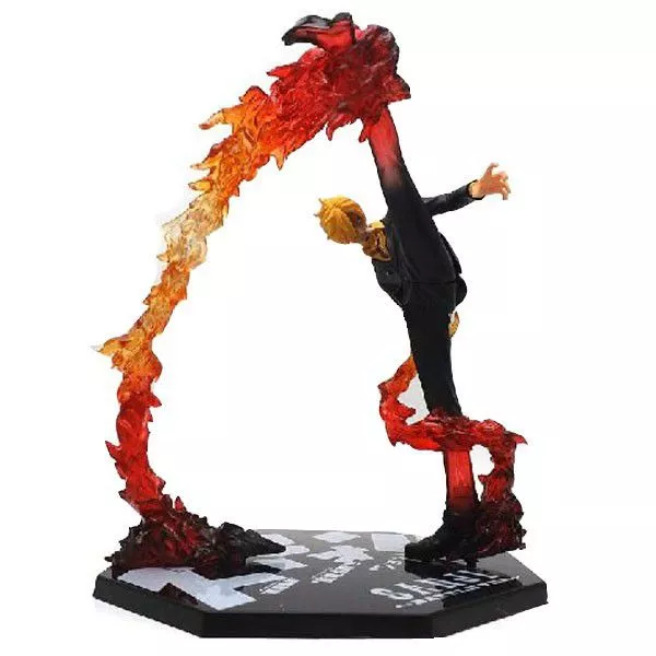 Action Figure Anime One Piece Sanji Battle Version 2 Anos Depois Novo Mundo 17cm