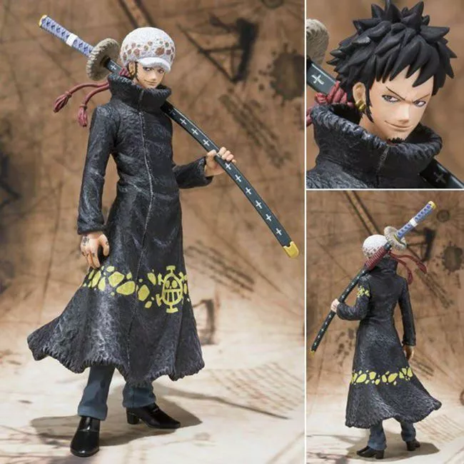 action figure anime one piece trafalgar law 16cm Action Figure Anime One Piece Roronoa Zoro 15cm