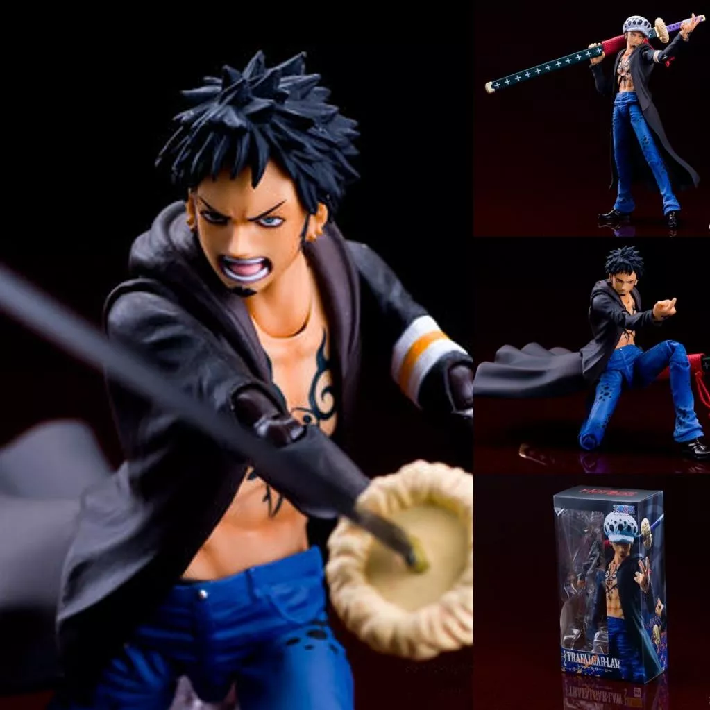 action figure anime one piece trafalgar law 18cm 324 Luminária One Piece led 3d luz noturna do anime japonês trafalgar d. Luz noturna da lei da água para decoração do quarto da criança lâmpada de cabeceira