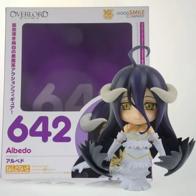 action figure anime overlord over lord albedo demon nendoroid 642 Luminária Anime Overlord albedo conduziu a luz da noite para o quarto decoração presente nightlight anime waifu 3d lâmpada albedo overlord