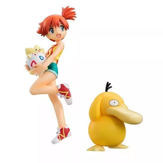 action figure anime pikachu misty togepy psyduck 10cm 44 Figure Pokemon Psyduck Anime dos desenhos animados monstro spoof psyduck pvc figura collectible modelo de brinquedo