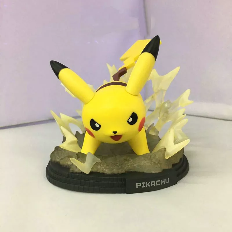 Action Figure Anime Pokemon Pikachu 12cm