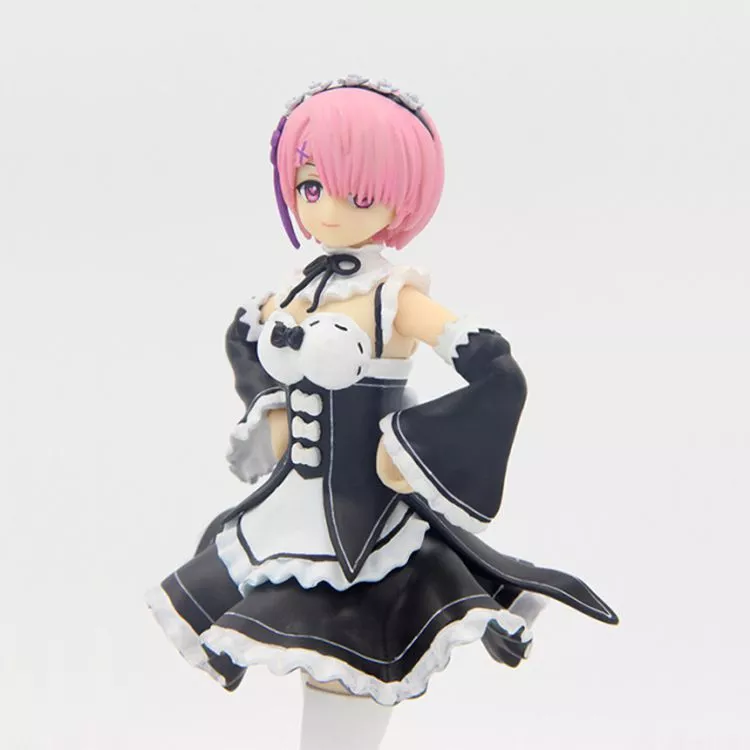 action figure anime re life in a different world from zero ram 19cm 51 Action Figure 10cm anime re life in another world starting from zero emilia figura 751 q versão pvc action figure coleção modelo de brinquedo