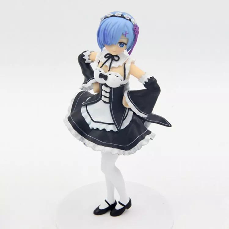 action figure anime re life in a different world from zero rem 19cm 50 Action Figure 10cm anime re life in another world starting from zero emilia figura 751 q versão pvc action figure coleção modelo de brinquedo