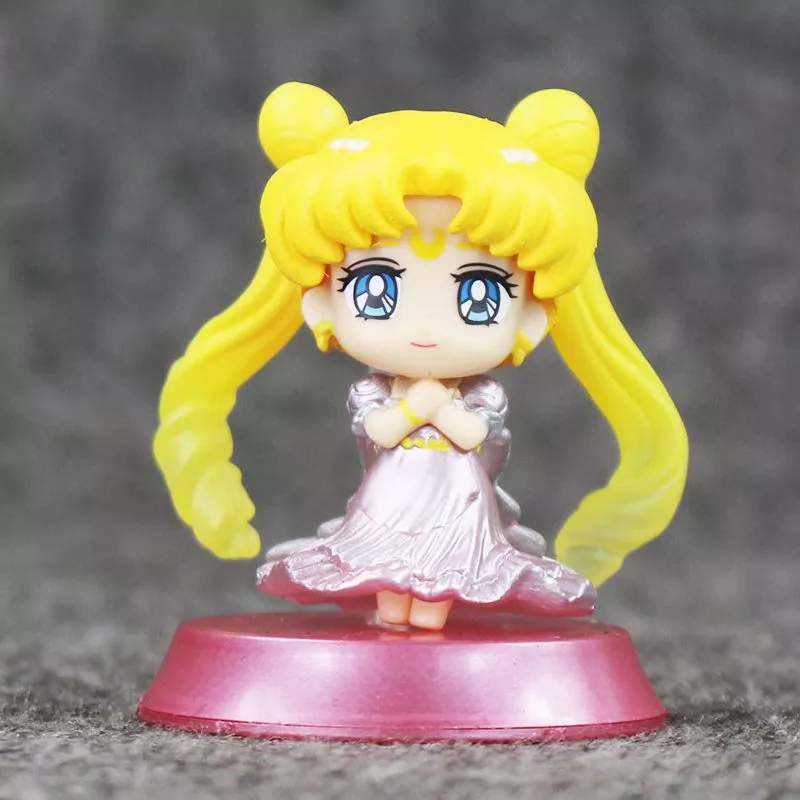 action figure anime sailor moon 6cm 838 Action Figure Anime Sailor Moon Chibiusa & Helios 15cm