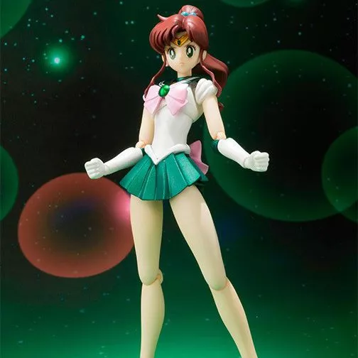 action figure anime sailor moon sailor jupiter 15cm Action Figure Anime Sailor Moon Chibiusa & Helios 15cm