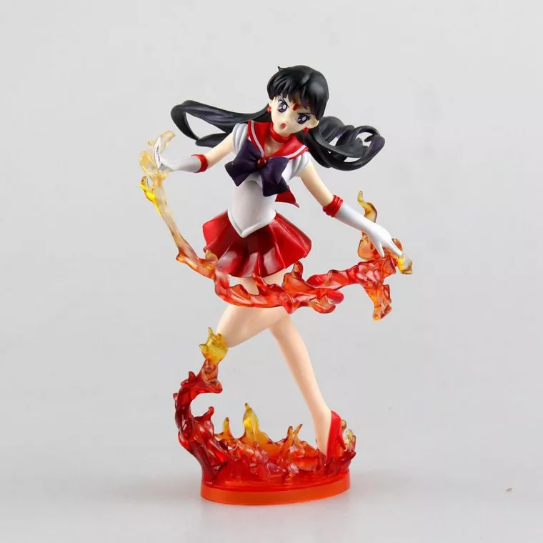 action figure anime sailor moon sailor marte 17cm Action Figure Anime Sailor Moon Chibiusa & Helios 15cm