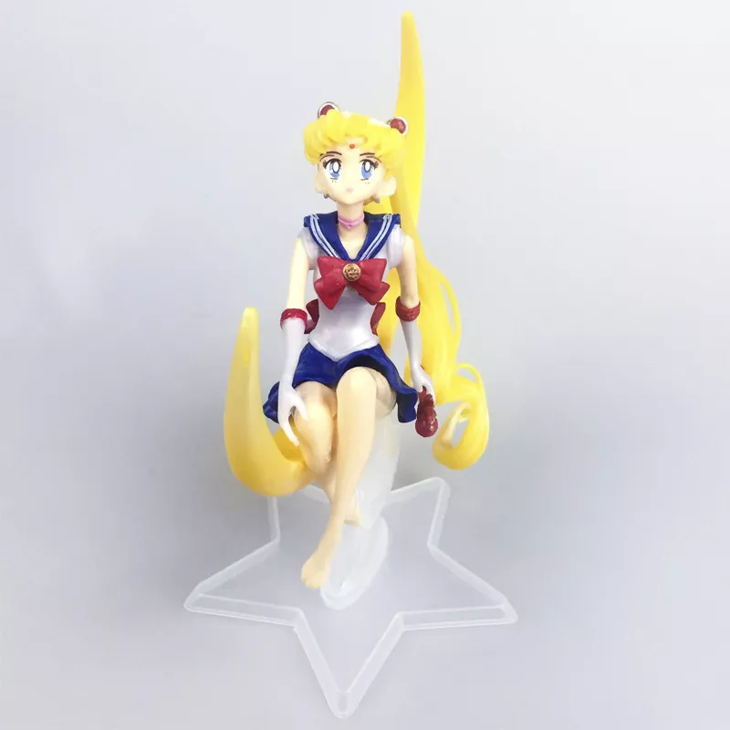 action figure anime sailor moon tsukino 002 Prendedor cabelo Anime sailor moon cosplay acessórios tsukino usagi headdress grampos de cabelo