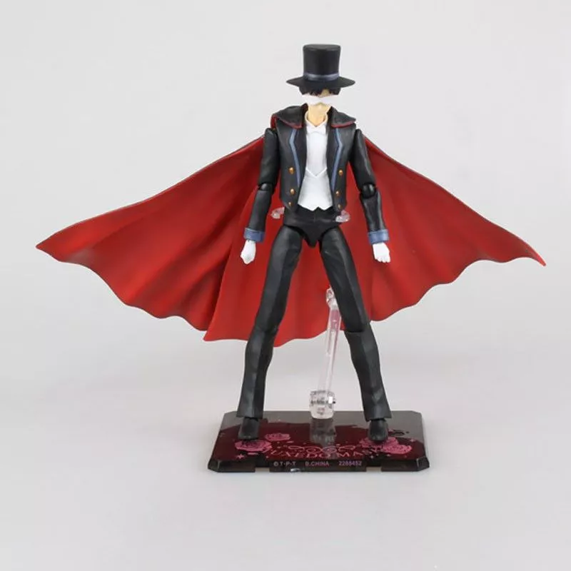 action figure anime sailor moon tuxedo mask Brinco Final Fantasy nuvem luta cosplay brincos um unidade