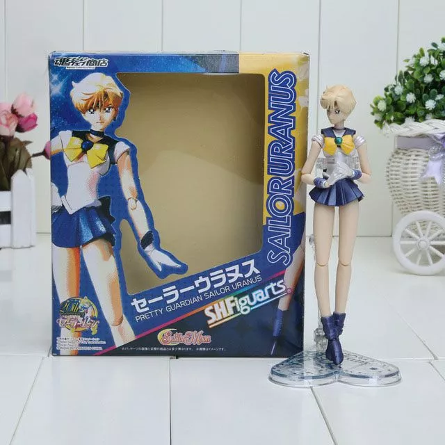 action figure anime sailor moon urano 15cm Action Figure Anime Sailor Moon Chibiusa & Helios 15cm