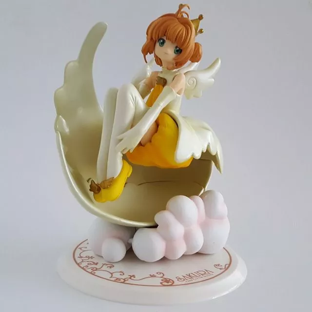 action figure anime sakura card captor 18cm 441 Brinco Anime Sailor Moon Sakura Card Captor japonês anime cor de ouro coração com vermelho azul cristal marinheiro lua varinha mágica forma chave brincos para meninas crianças presentes