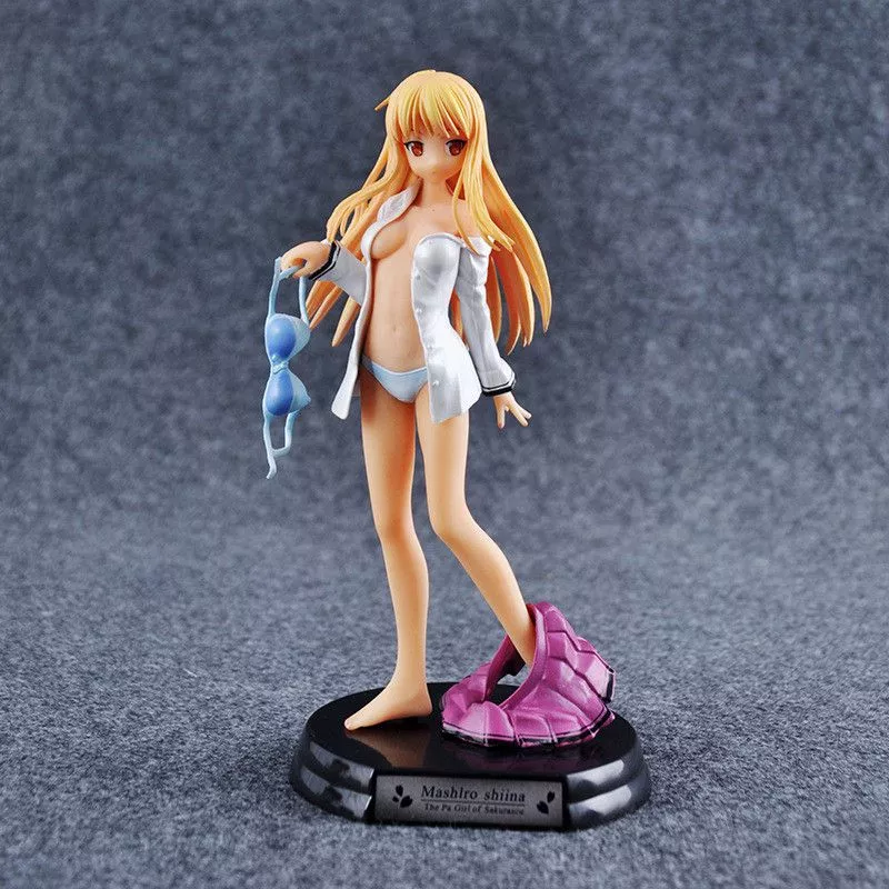 Action Figure Anime Sakurasou no Pet na Kanojo Shiina Mashiro Swimsuit 21cm