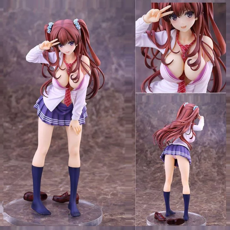 action figure anime skytube comic misaki kurehito 20cm Action Figure SkyTube Bishoujo Mangekyou Pecado e Castigo Menina Yuuri Kannagi 1/6 Anime Figura OVO Sexy Girl Adulto Figura de Ação DO PVC Brinquedos