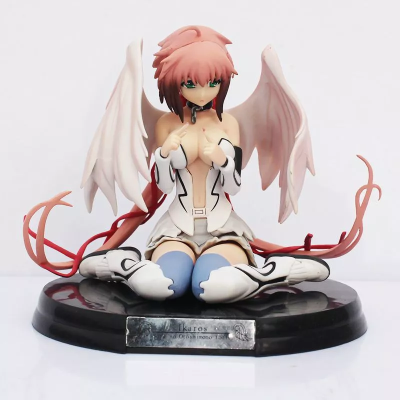 action figure anime sora no otoshimono ikaros 15cm Colar Anime No Game No Life Nenhum jogo sem vida sora shiro xadrez logotipo metal colar pingente moda jóias acessórios presente para homens