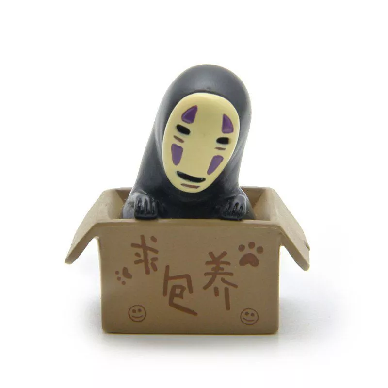 Action Figure Anime Ghibli i A Viagem de Chihiro Kaonashi Caixa