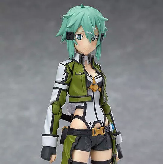 Action Figure Anime Sword Art Online 2 Figma 241 Sinon Asada Sao 15cm