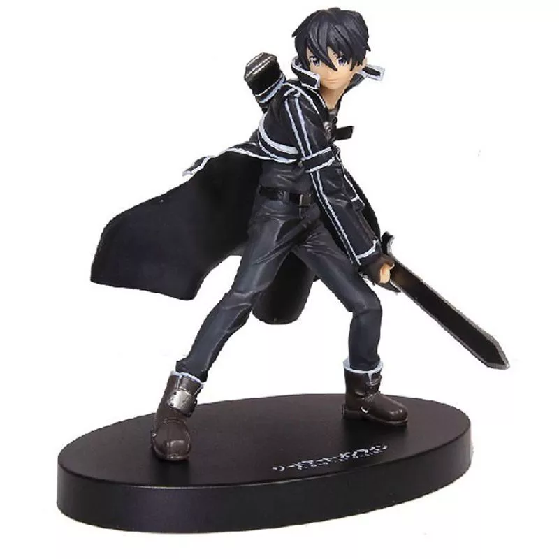 Action Figure Anime Sword Art Online Kirito 15cm