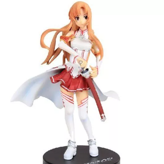 action figure anime sword art online sao asuna 03 17cm Colar Sword Art Online Anime asuna kirito neckchain cosplay adereços kazuto espada modelo de metal pingente colar jóias presente brinquedo