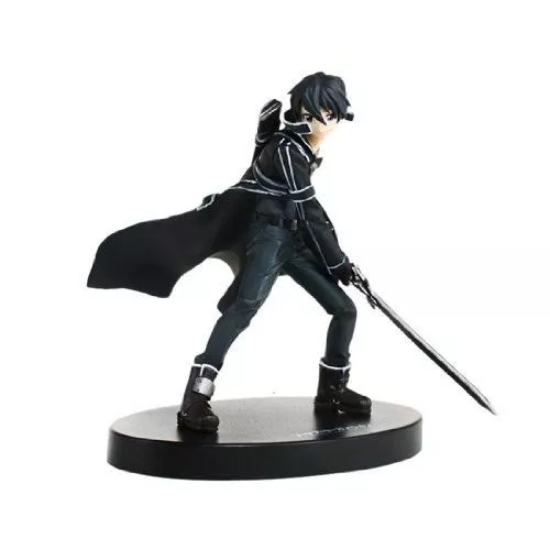 action figure anime sword art online sao kirigaya kazuto kirito 17cm Luminária Anime Sword Art Online logotipo luz da noite led para o quarto criança decoração nightlight kirigaya kazuto figura lâmpada de mesa 3d sao presente