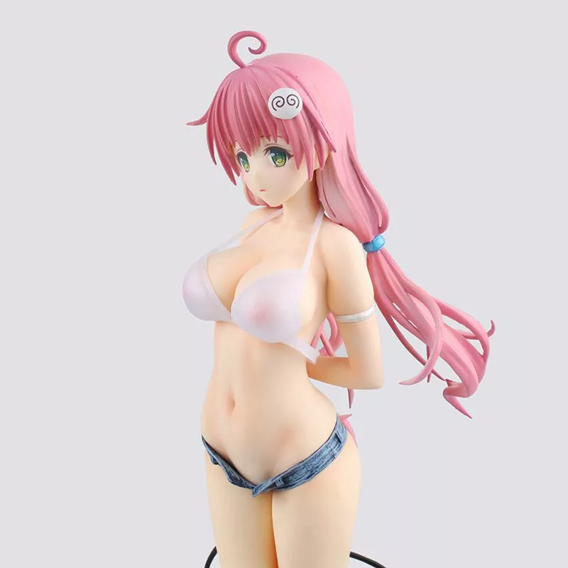 action figure anime to love ru lala satalin deviluke 27cm 437 Pantufa Adulto I Love U Eu Amo Você