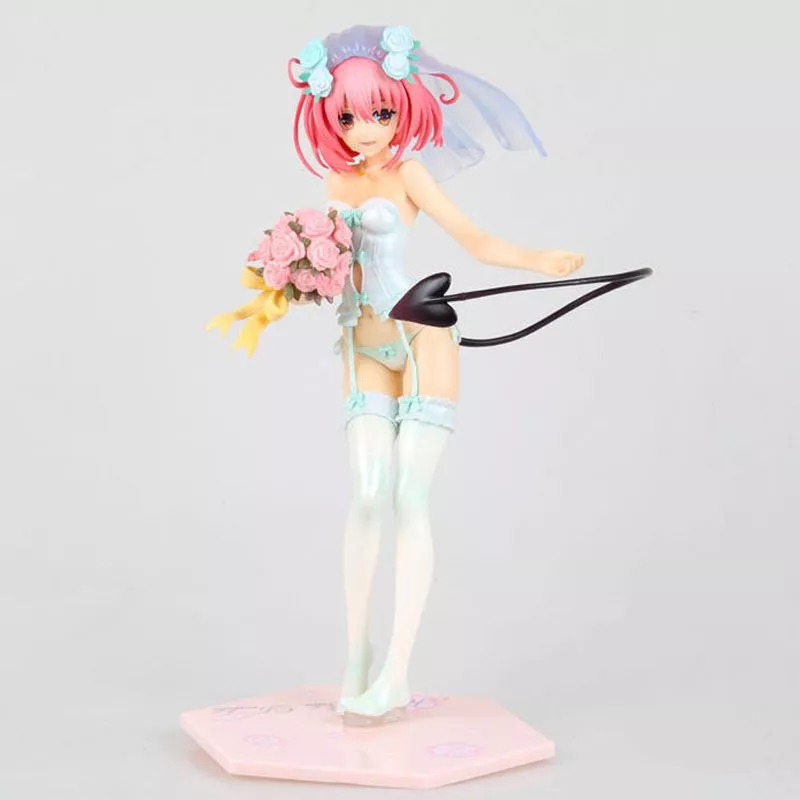 action figure anime to love ru momo belia deviluke vestida de noiva 25cm Colar Dmc Devil May Cry hunter dante amuleto colar vintage vergil pingente de cristal masculino feminino quente jogo corrente colar moda jóias