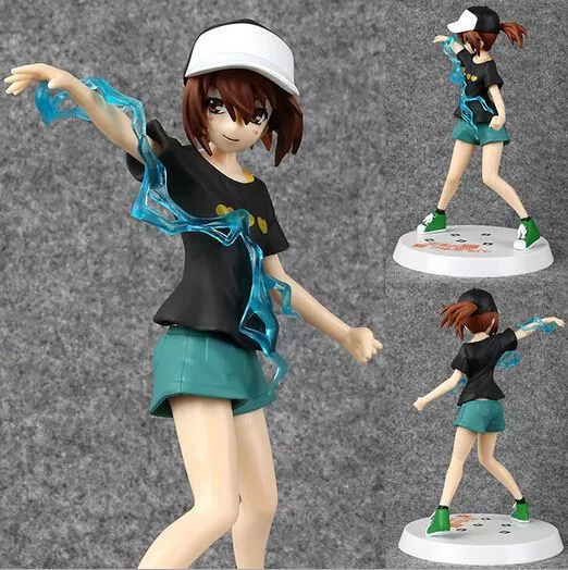 Action Figure Anime Toaru Kagaku no Railgun Mikoto Misaka 19cm