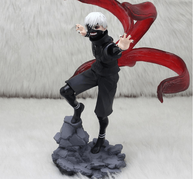 Action Figure Anime Tokyo Ghoul Kaneki Máscara 25cm