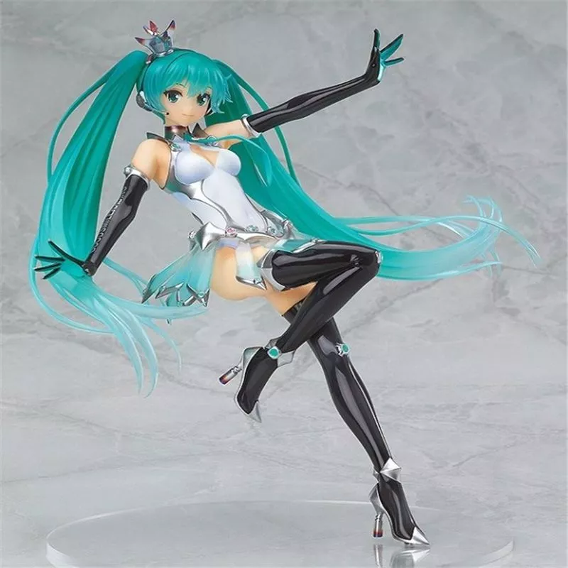 Action Figure Anime Vocaloid Hatsune Miku Racing Miku 22cm 36