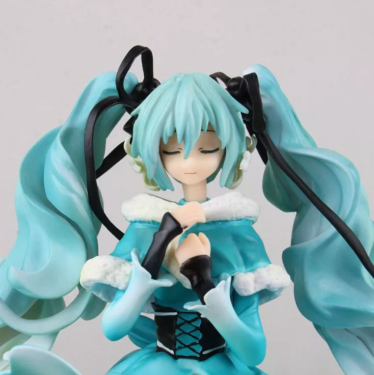 action figure anime vocaloid hatsune miku snow 28cm Action Figure Hatsune Miku Urso Rosa Ver. 6cm