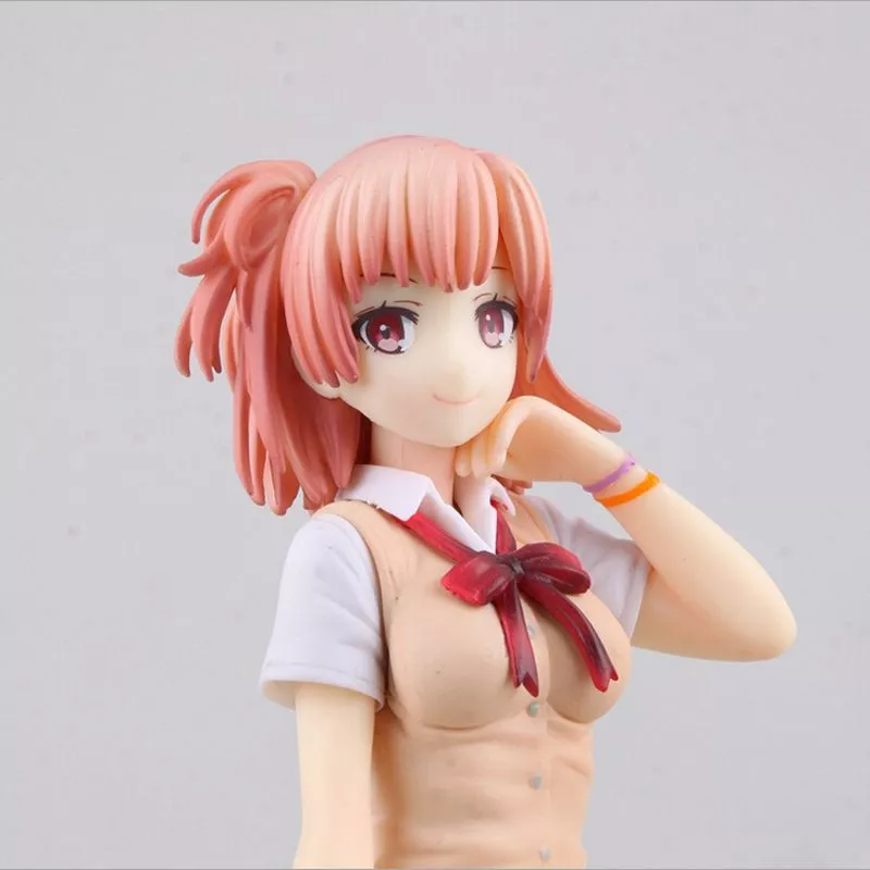 action figure anime yuigahama yui my youth love story 20cm Pantufa Adulto I Love U Eu Amo Você