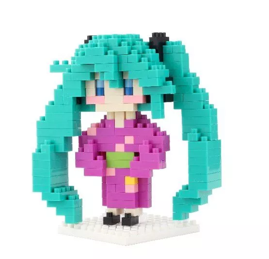 action figure building blocks anime vocaloid hatsune miku 003 10cm Action Figure Nendoroid Hatsune Miku Sakura #500 10cm