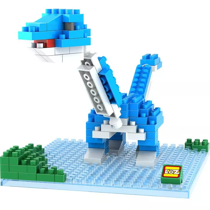 Action Figure Building Blocks Jurassic Park Brontossauro 8cm