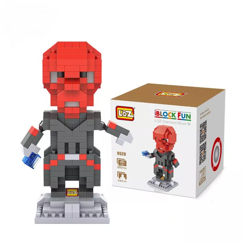 action figure building blocks marvel red skull 10cm Action Figure Building Blocks Os Simpsons Bart 200 peças