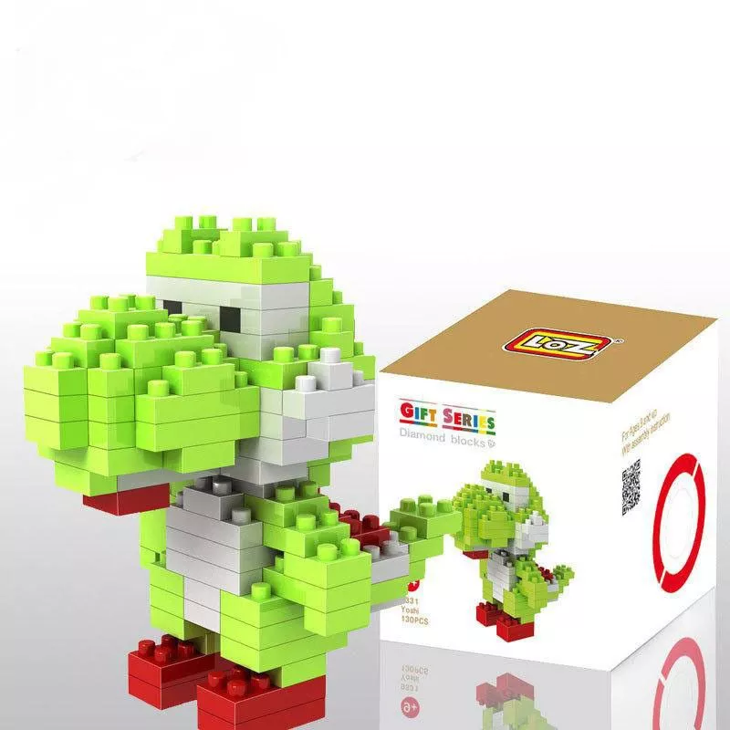 Action Figure Building Blocks Nintendo Mario Yoshi 8cm