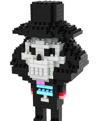Action Figure Building Blocks One Piece Brook 10cm