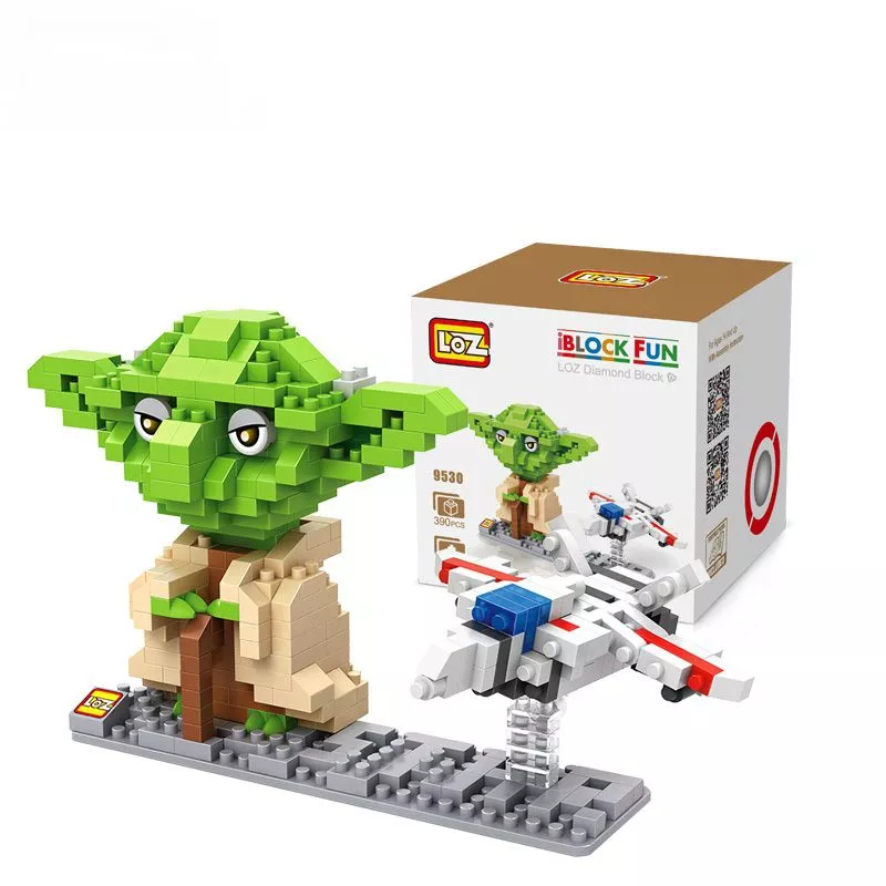 action figure building blocks star wars yoda 8cm Star wars bebê yoda bonito yoda flor do bebê pote as bonecas mandalorianas brinquedo presentes para crianças