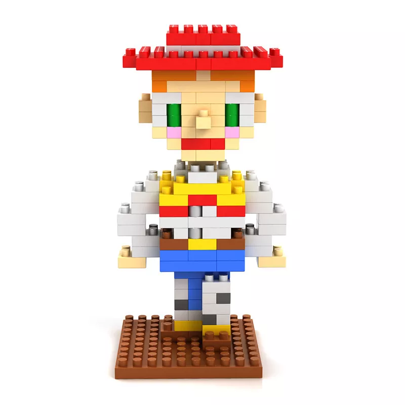 action figure building blocks toy story jessie 8cm Cz zircon chave lock gota brincos para as mulheres rosa ouro prata cor balançar brinco feminino festa de casamento moda jóias presente 2020