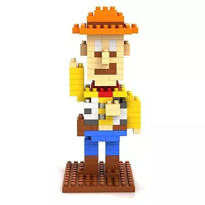 action figure building blocks toy story woody 8cm Action Figure Building Blocks Os Simpsons Bart 200 peças
