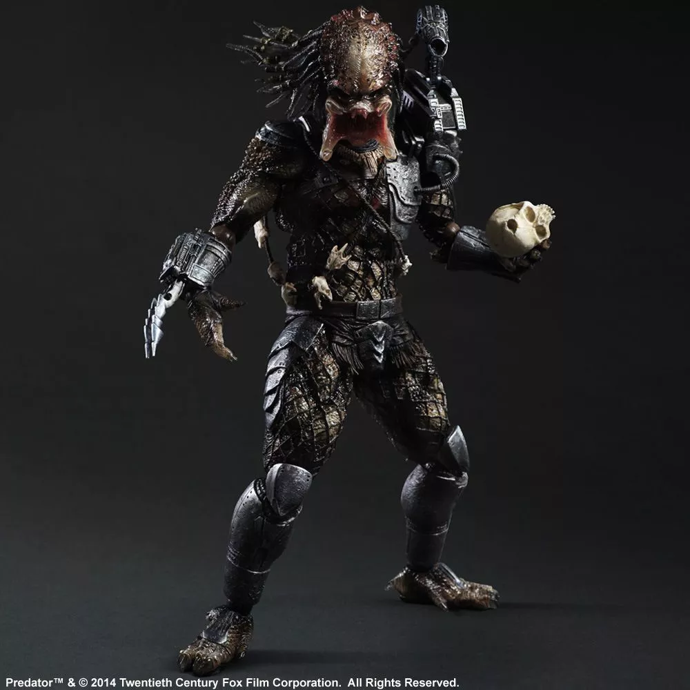 Action Figure Caçador Alienígena Primevil Geração 2 Predator 27cm