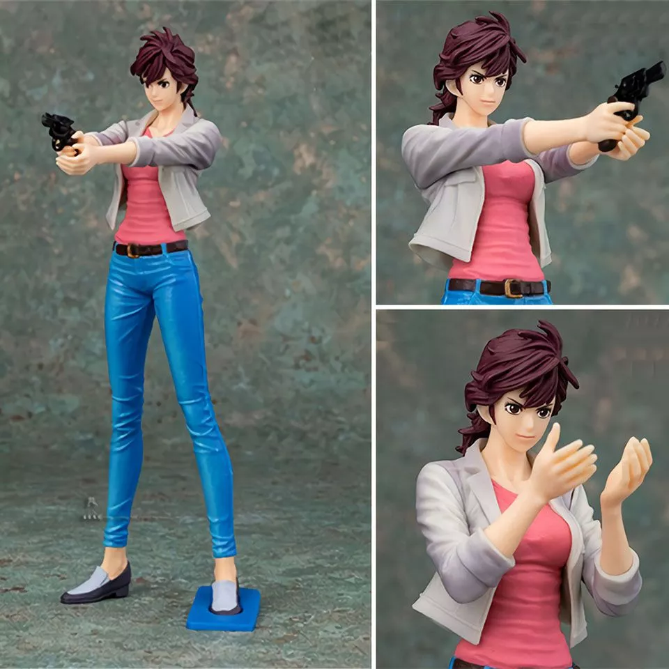 action figure city hunter saeba ryo makimura kaori anime 2 18cm Pelúcia Sonic Hedgehog Game Runner Knuckles 28cm